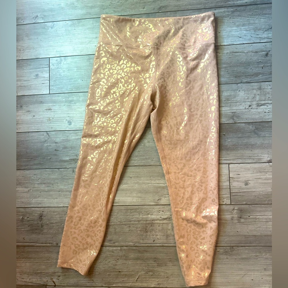 Zyia Active Light N Tight Metallic Leopard Leggings